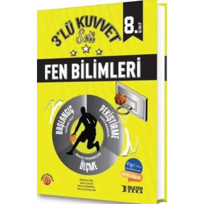 İşleyenzeka 8.Sınıf Fen Bilimleri 3 Lü Kuvvet Seti 2025-26