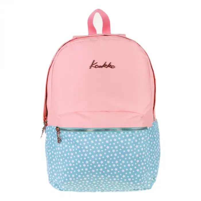 Kaukko Soft Strıpe Sırt Çantası (Somon) K1361