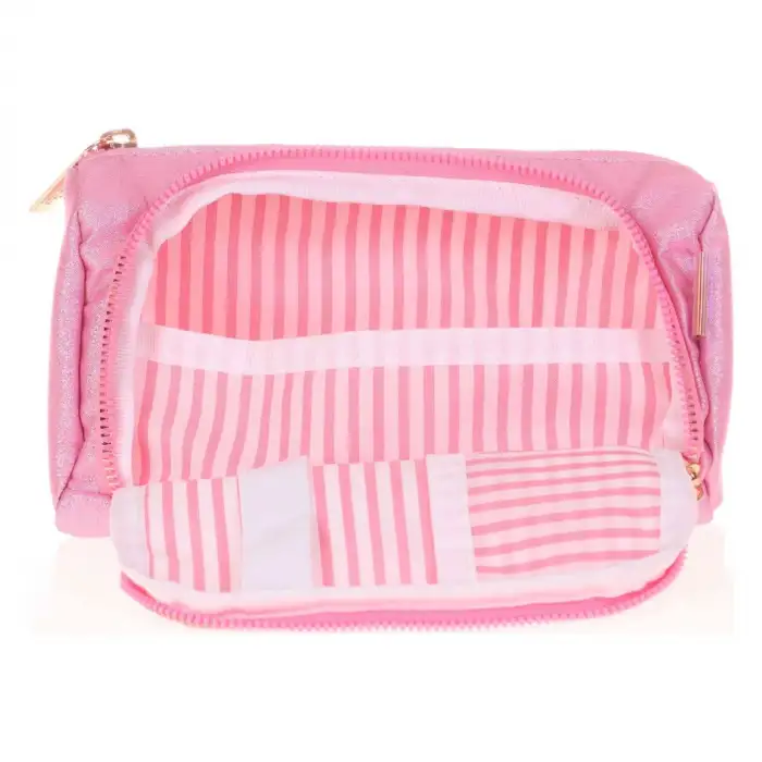 Kaukko Sparkle Plump Kalem Çantası Pembe K2525
