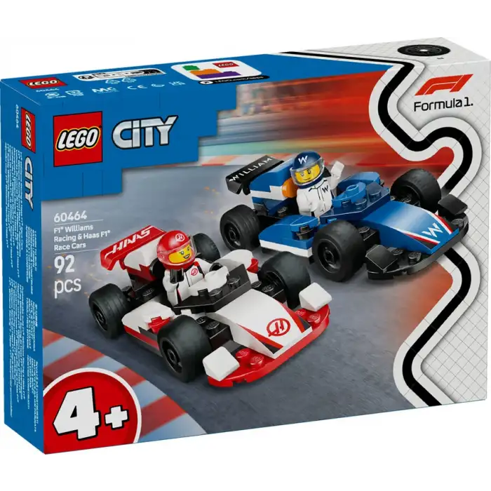Lego City 60464 F1 Williams Ve Haas