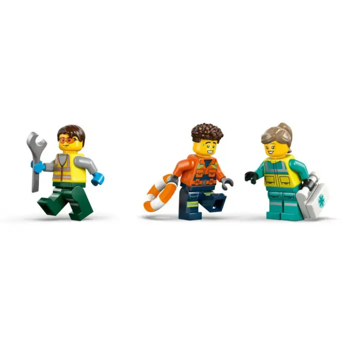 Lego City Uçak Servis Kamyonu Ve Hovercraft Karışımı LSC-60505