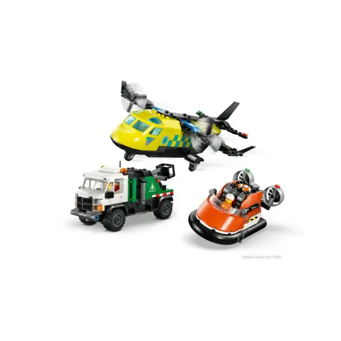 Lego City Uçak Servis Kamyonu Ve Hovercraft Karışımı LSC-60505