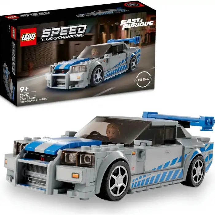 Lego Speed 76917 Champions Daha Hızlı Daha Öfkeli Nissan Skyline Gt-R (R34)