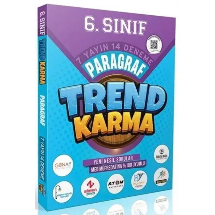 Liderlerkarması 6.Sınıf Trend Karma Paragraf Denemeleri 7 Yayın 14 Deneme 2025-26