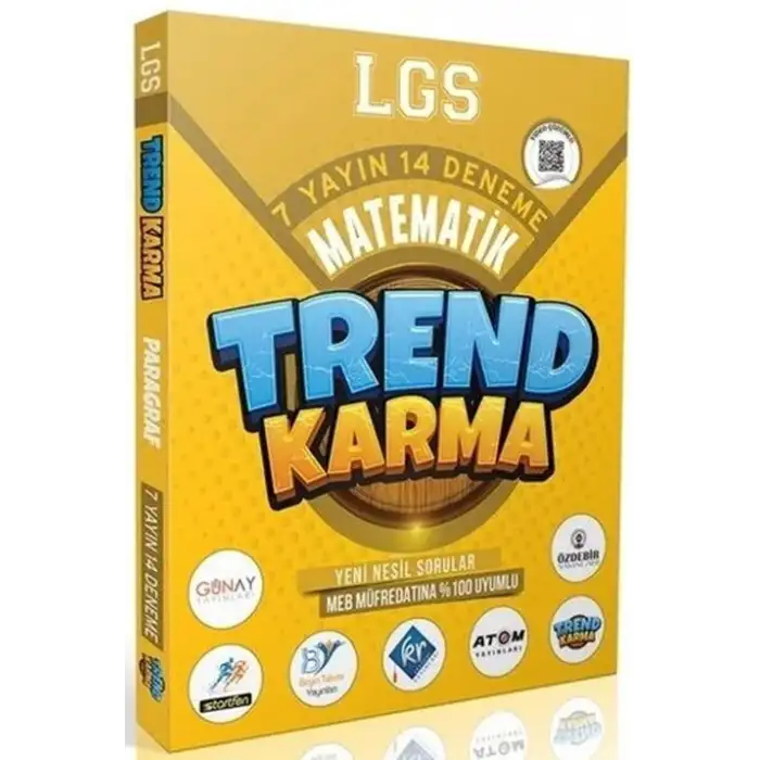 Liderlerkarması Lgs Trend Karma Matematik Denemeleri 7 Yayın 14 Deneme 2025-26