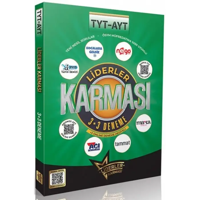 Liderlerkarması Tyt-Ayt 3+3 Deneme Seti 2025-26