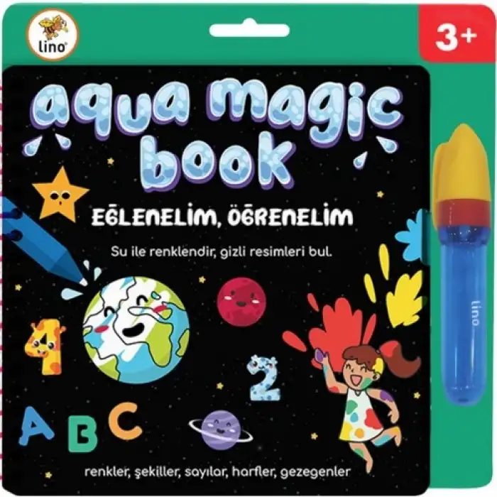 Lino Aqua Magic Book Eğlenelim Öğrenelim Sihirli Boyama Kitabı Tfl-1004