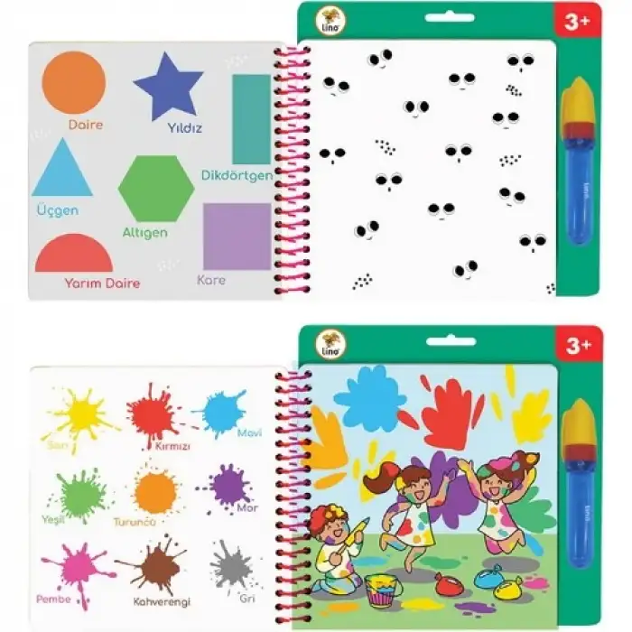 Lino Aqua Magic Book Eğlenelim Öğrenelim Sihirli Boyama Kitabı Tfl-1004