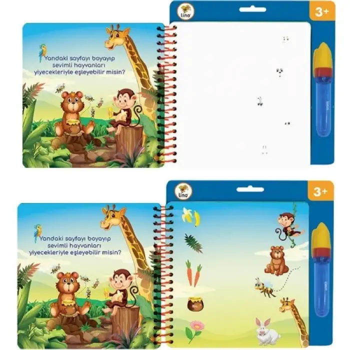 Lino Aqua Magic Book Oyunlar Sihirli Boyama Kitabı Tfl-1002