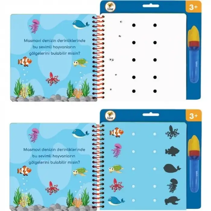 Lino Aqua Magic Book Oyunlar Sihirli Boyama Kitabı Tfl-1002