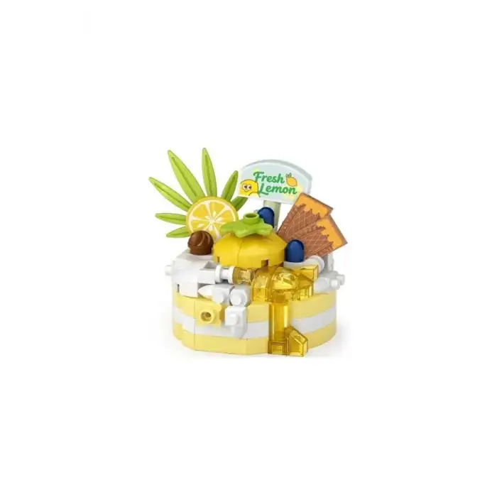 Loz Block Oyuncak Limonlu Pasta 160 Parça LZ-8643