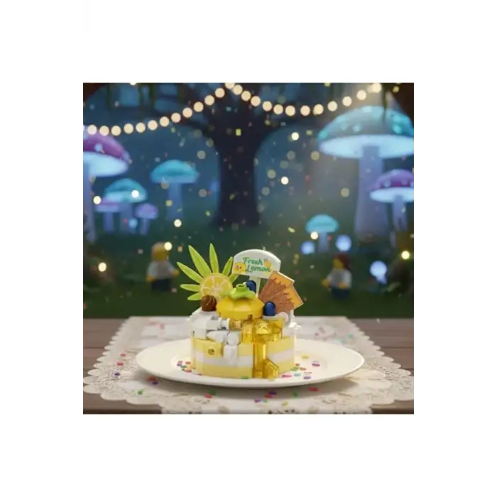 Loz Block Oyuncak Limonlu Pasta 160 Parça LZ-8643