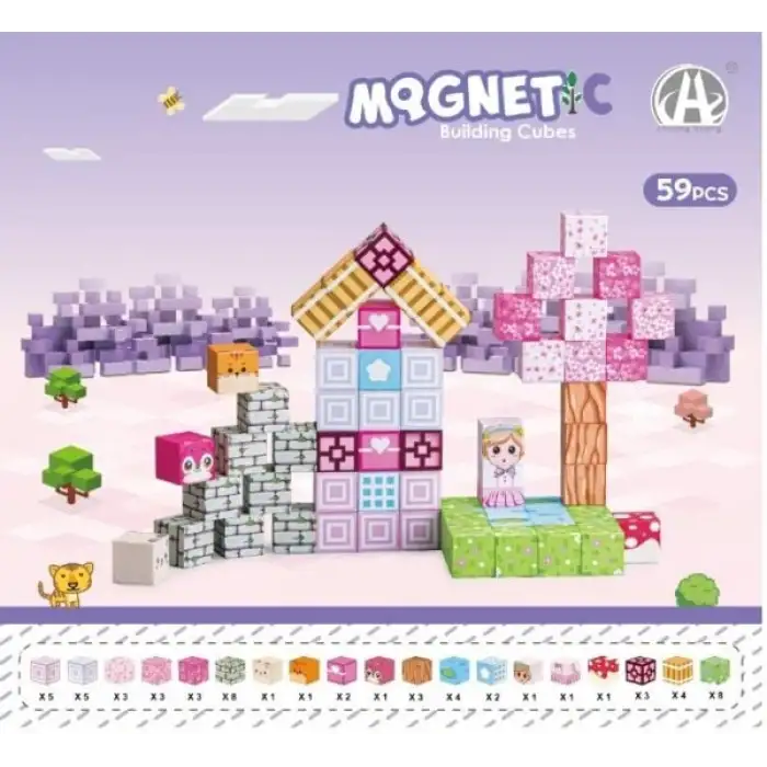 Magnet Küp Yapı Blok Seti SH59840