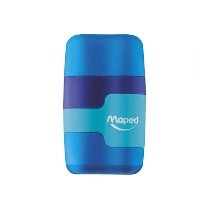 Maped Connect Renkli Çift Delikli Silgili Kalemtıraş - Display 04922