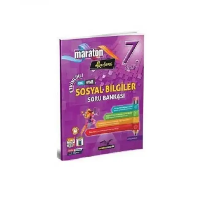 Maraton 7.Sınıf Sosyal Bilimler Etkinlikli Soru Bankası 2022