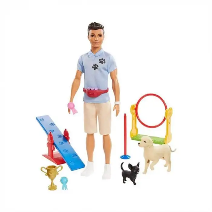 Mattel Barbie Ken Ve Meslekleri Oyun Seti Mtl-Gjm34