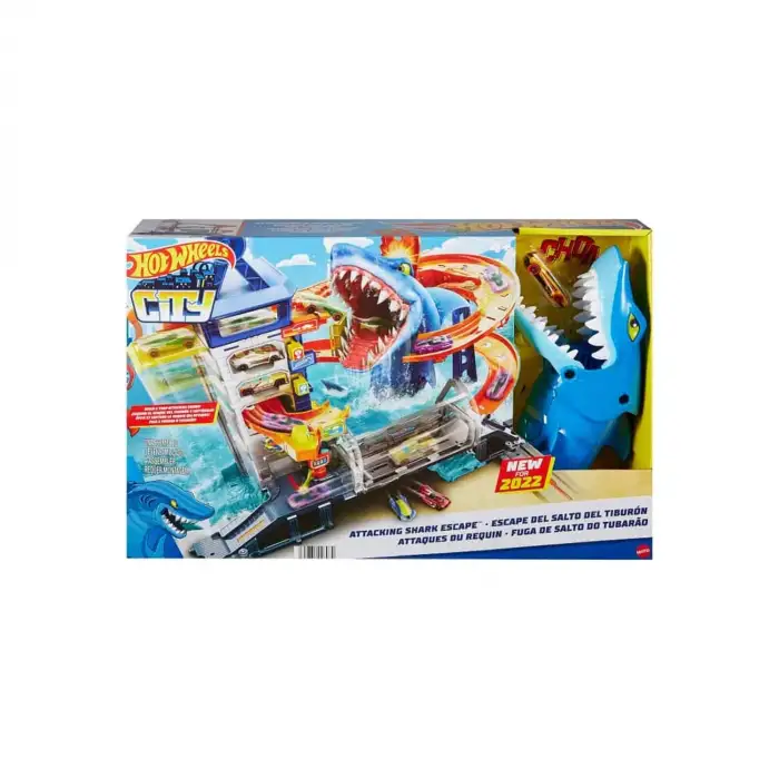 Mattel Hot Wheels Köpek Balığından Kaçış Oyun Seti Mtl-Hdp06