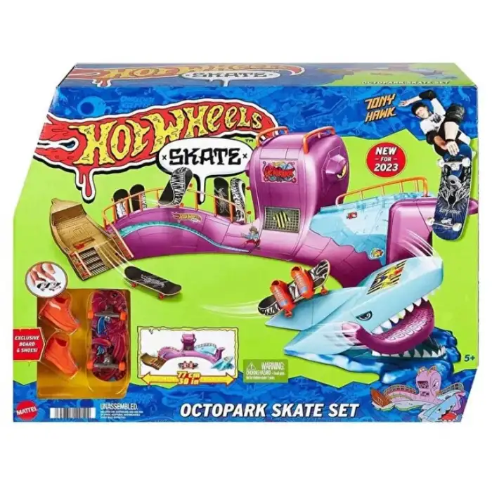 Mattel Hot Wheels Skate Ahtapot Kaykar Parkı Oyun Setİ HMK01