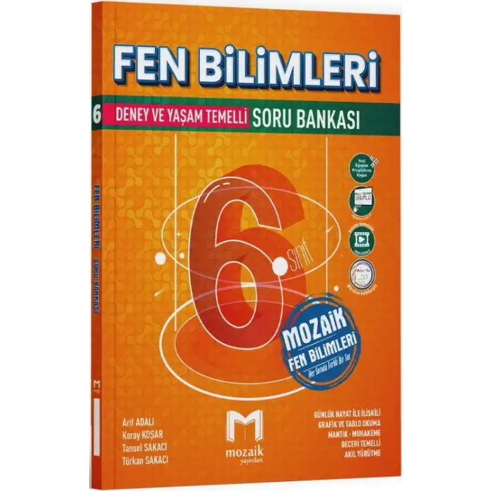 Mozaik 6.Sınıf Fen Bilimleri Soru Bankası 2025-26