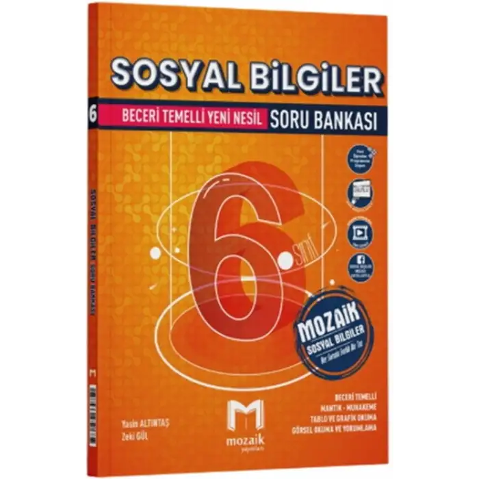 Mozaik 6.Sınıf Sosyal Bilgiler Soru Bankası 2025-26