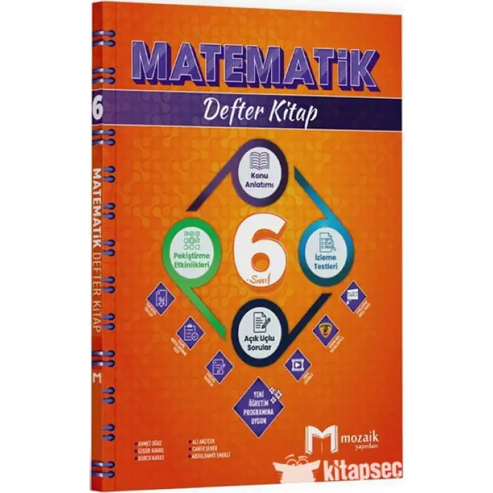 Mozaik 6.Sınıf Matematik İntro Defter 2025-26