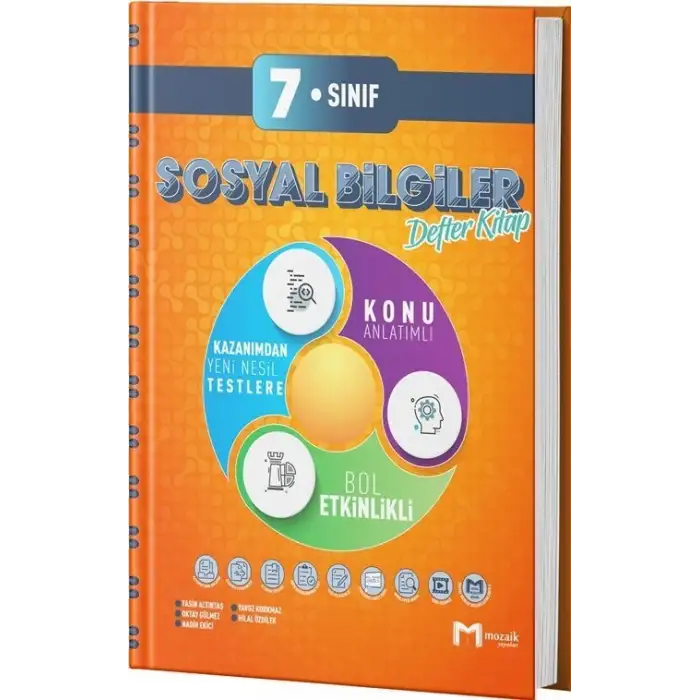 Mozaik 7.Sınıf Sosyal Bilimleri İntro Defter 2025-26