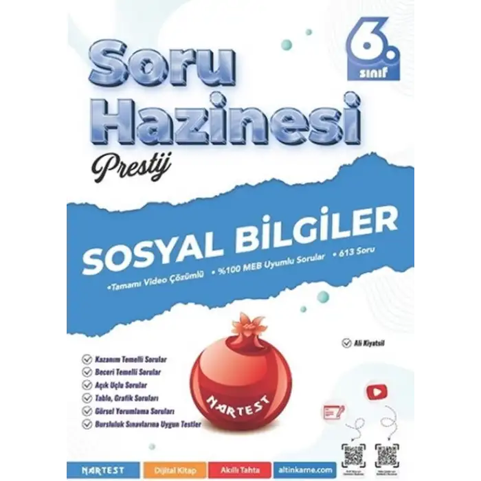 Nartest 6.Sınıf Prestij Sosyal Bilgiler Soru Hazinesi 2025-26