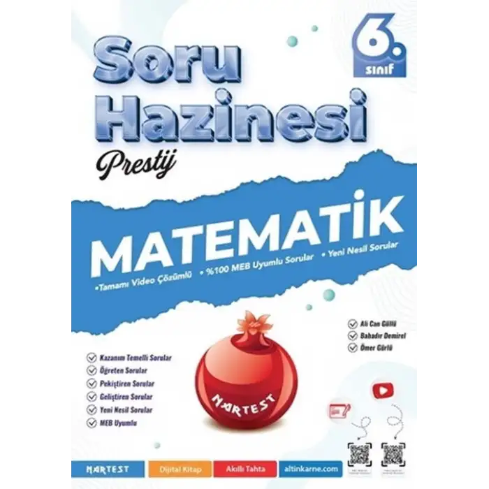 Nartest 6.Sınıf Prestij Matematik Soru Hazinesi 2025-26