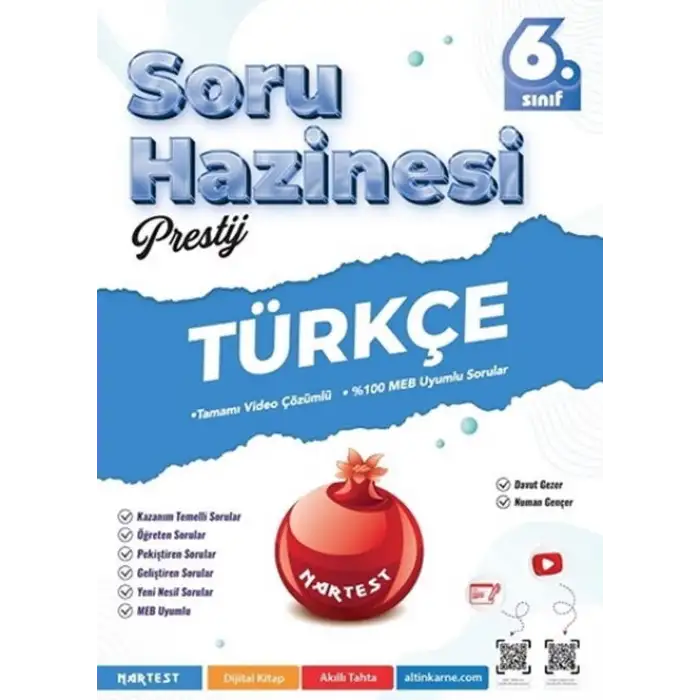 Nartest 6.Sınıf Prestij Türkçe Soru Hazinesi 2025-26