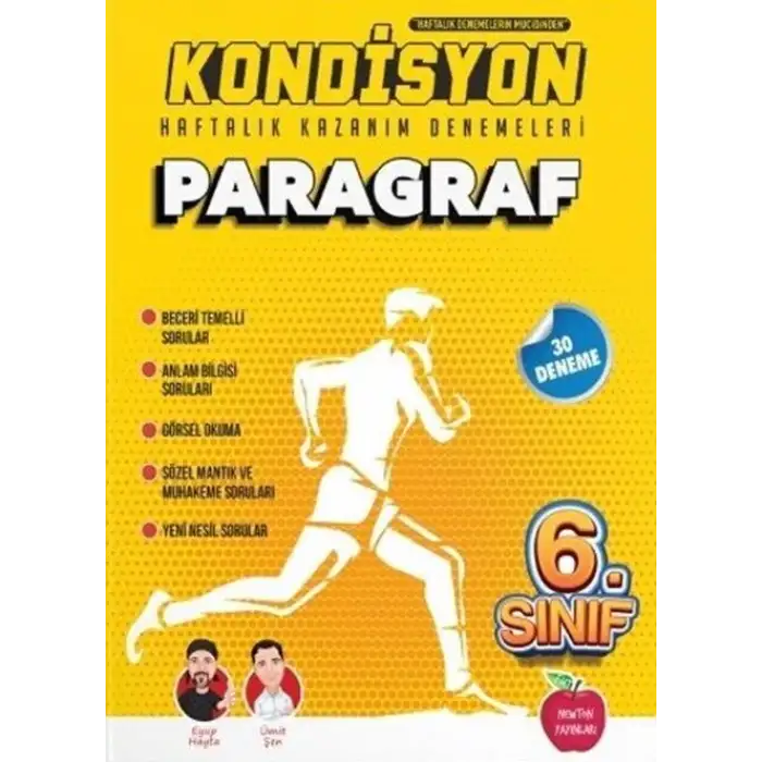 Newton 6.Sınıf Paragraf Kondisyon Haftalık Kazanım Denemeleri 2025-26
