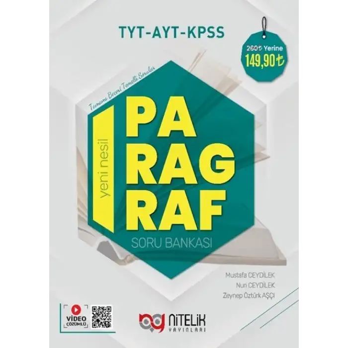 Nitelik Tyt Ayt Kpss Paragraf Soru Bankası 2024