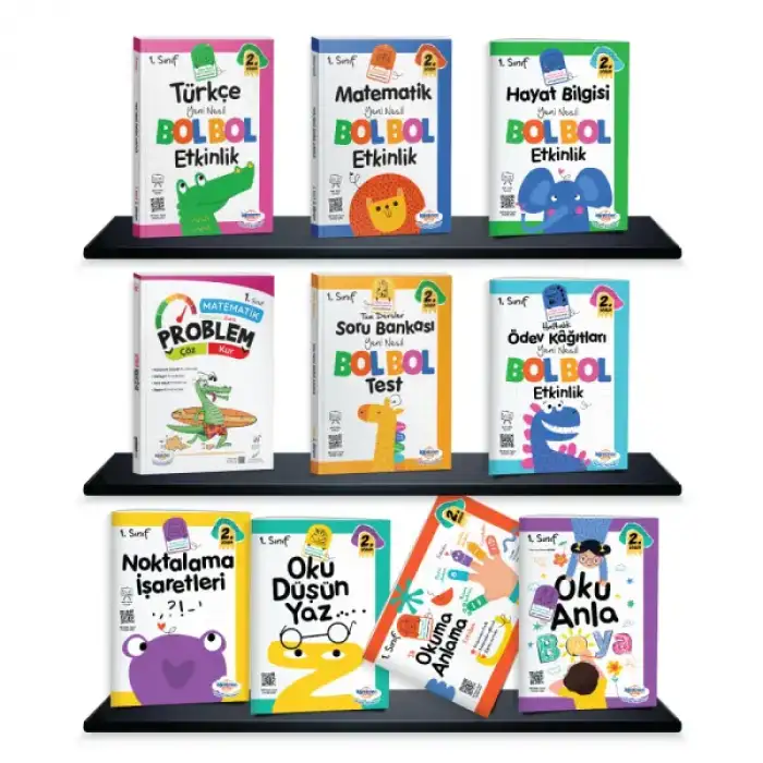 Öğretmenevde 1.Sınıf 2.Dönem Bol Bol Etkinlik Seti 2025-26