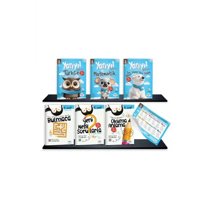 Öğretmenevde 3.Sınıf Yarıyıl Tatil Kitabı 2025-26