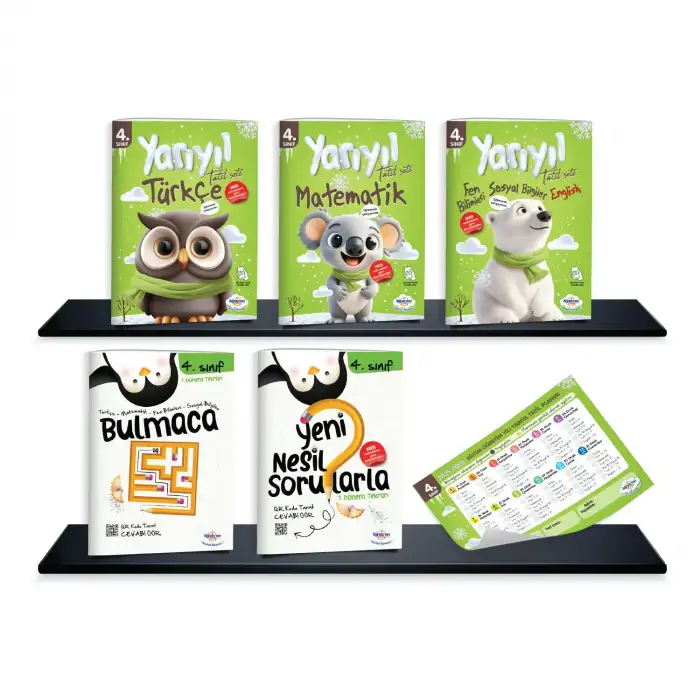 Öğretmenevde 4.Sınıf Yarıyıl Tatil Kitabı 2025-26