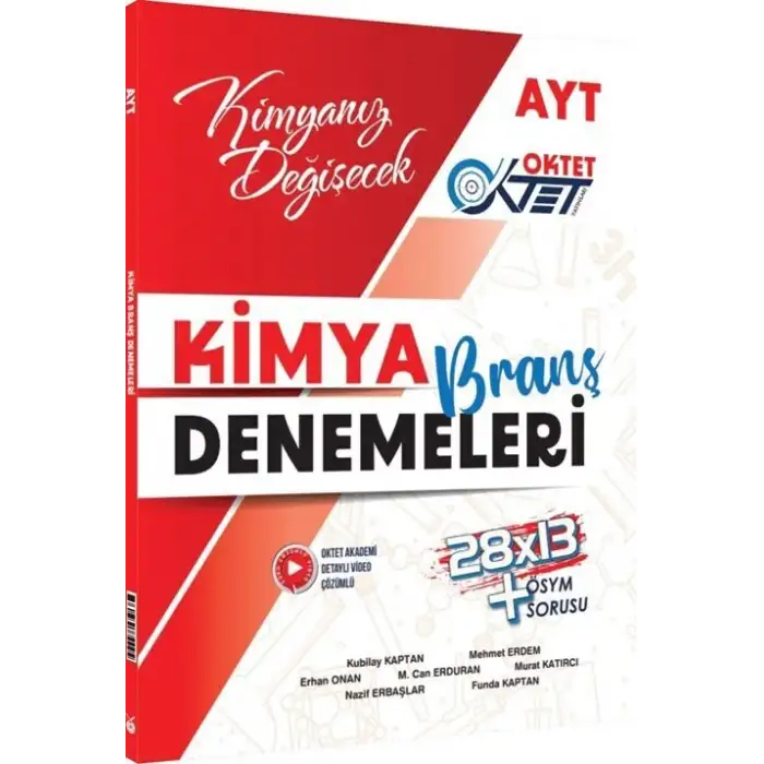 Oktet Ayt Kimya Deneme 2024-25