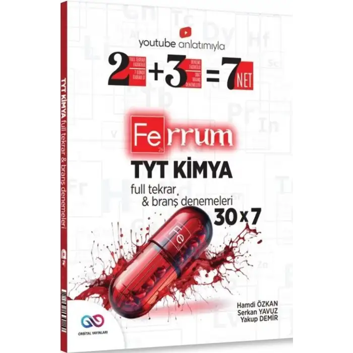 Orbital Ferrum Tyt Kimya Denemeleri 30*7-2025
