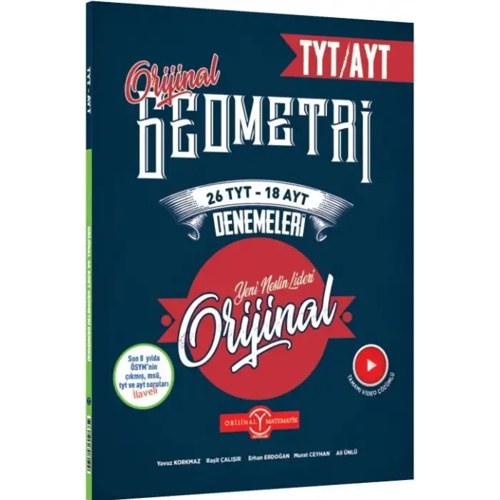 Orijinal Tyt-Ayt Geometri Deneme 2025-26