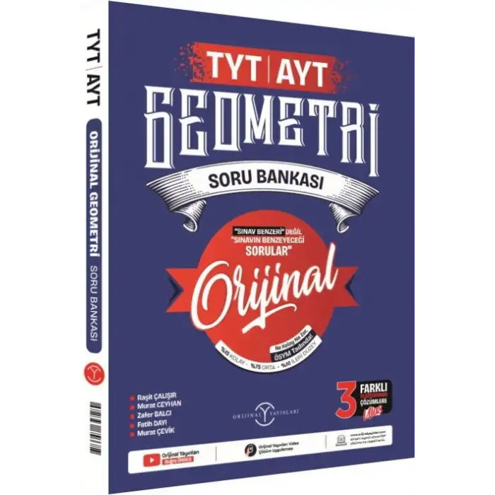 Orijinal Tyt-Ayt Geometri Soru Bankası 2026-27