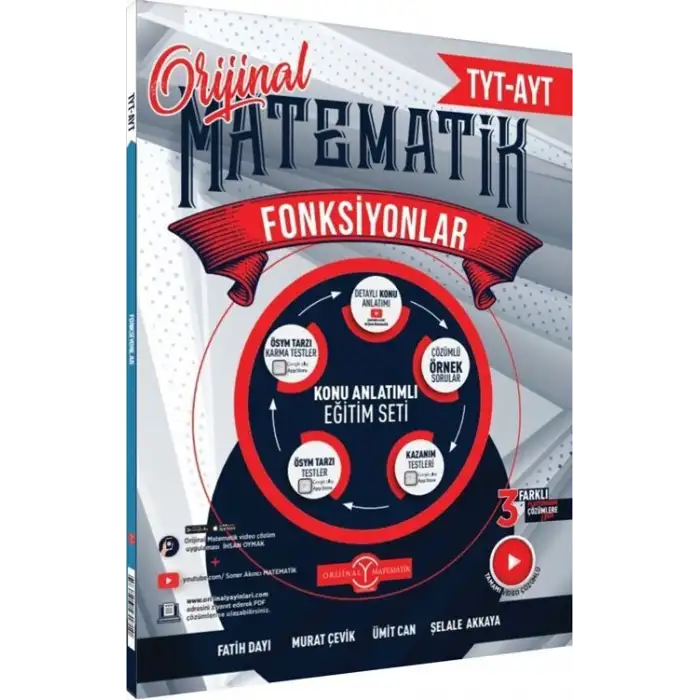 Orijinal Tyt-Ayt Matematik Fonksiyonlar Konu Anlatımlı Soru Bankası 2026-27