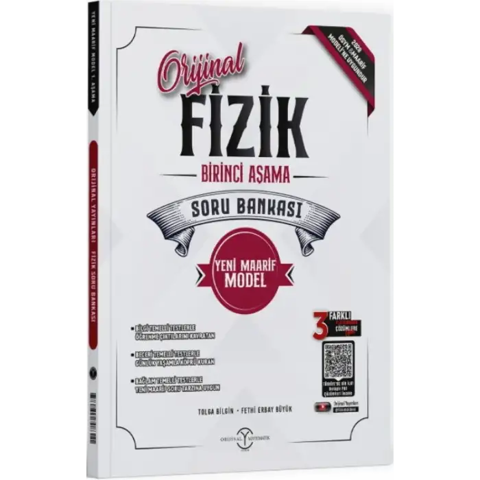 Orijinal Tyt Fizik 1. İlk Aşama Maarif Model Soru Bankası 2026-27