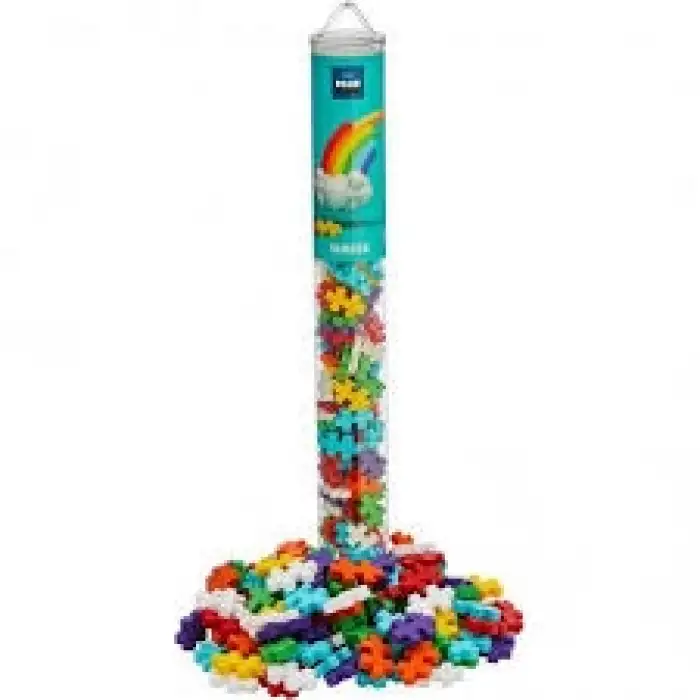 Plus-Plus Rainbow Mix 100 Pcs Tube Pp-4265