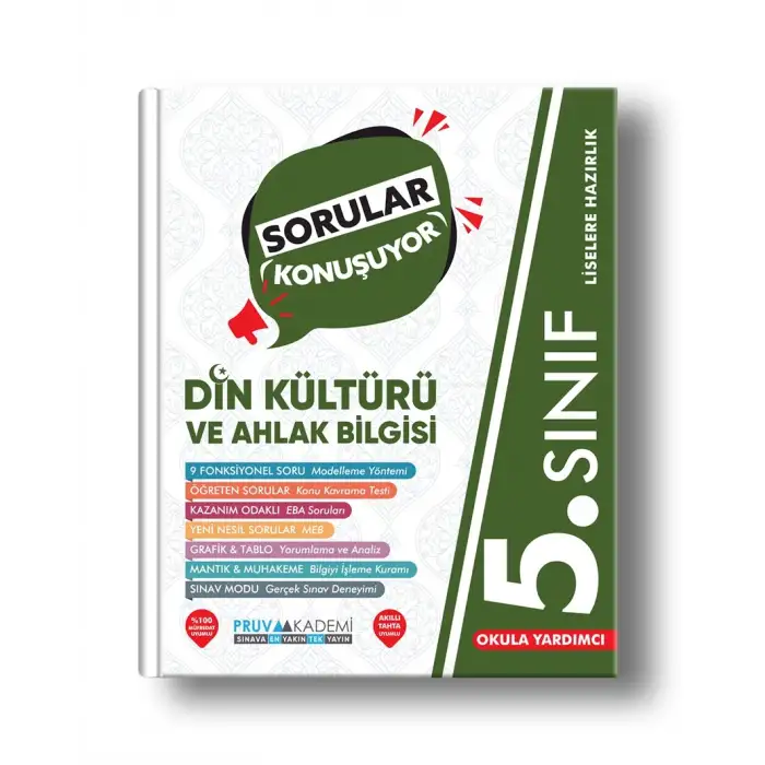 Pruva 5.Sınıf Din Kültürü Sorular Konuşuyor Soru Bankası 2024-25