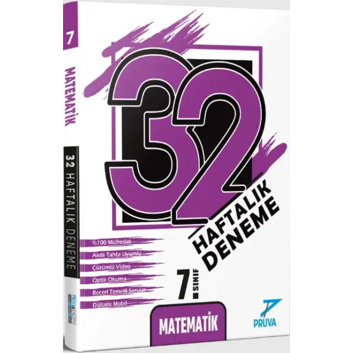 Pruva 7.Sınıf Matematik 32 Haftalık Deneme 2025-26