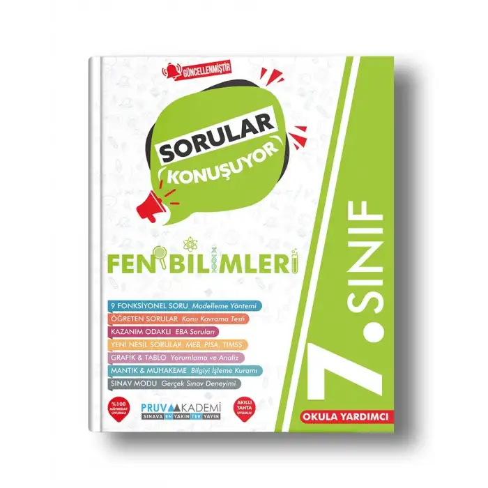 Pruva 7.Sınıf Fen Bilimleri Sorular Konuşuyor Soru Bankası