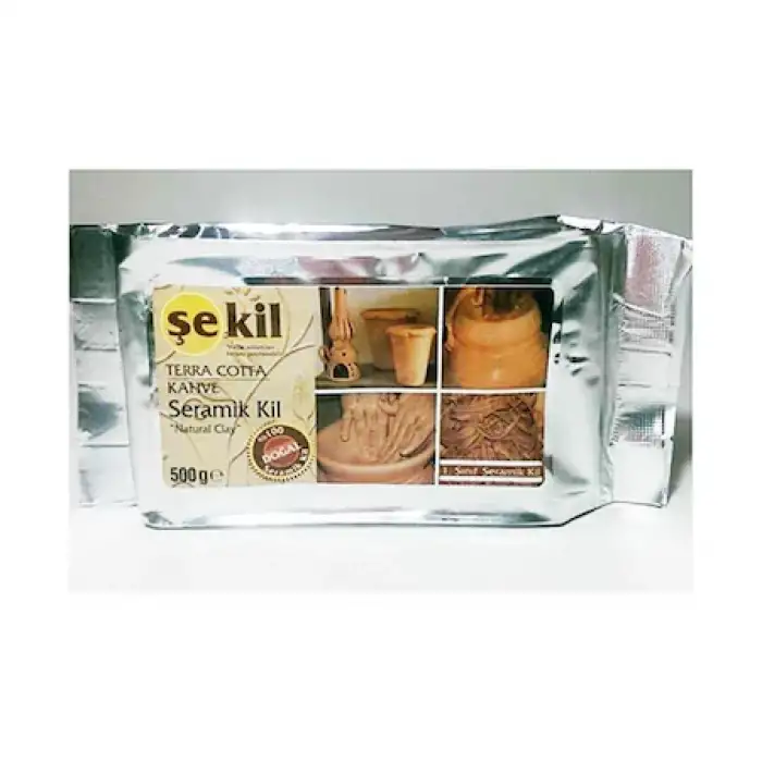 Şekil Vakumlu Seramik Hamuru Kahverengi 500 Gr