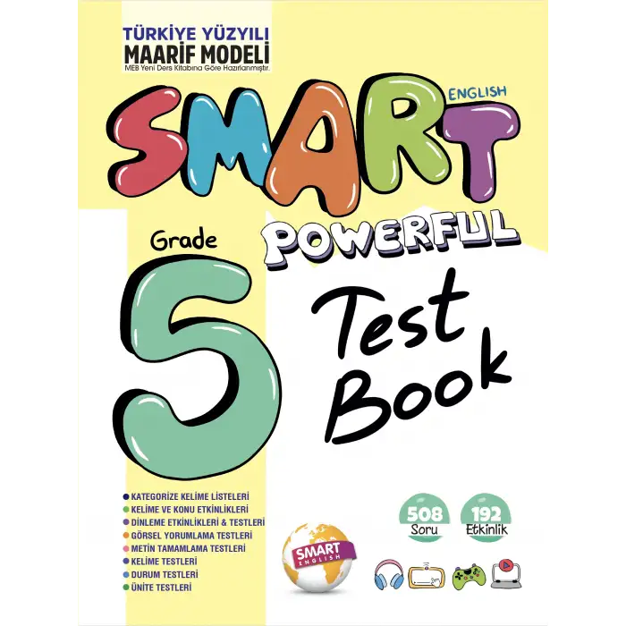 Smart Englısh 5.Sınıf Grade Powerfull Test Book 2025-26