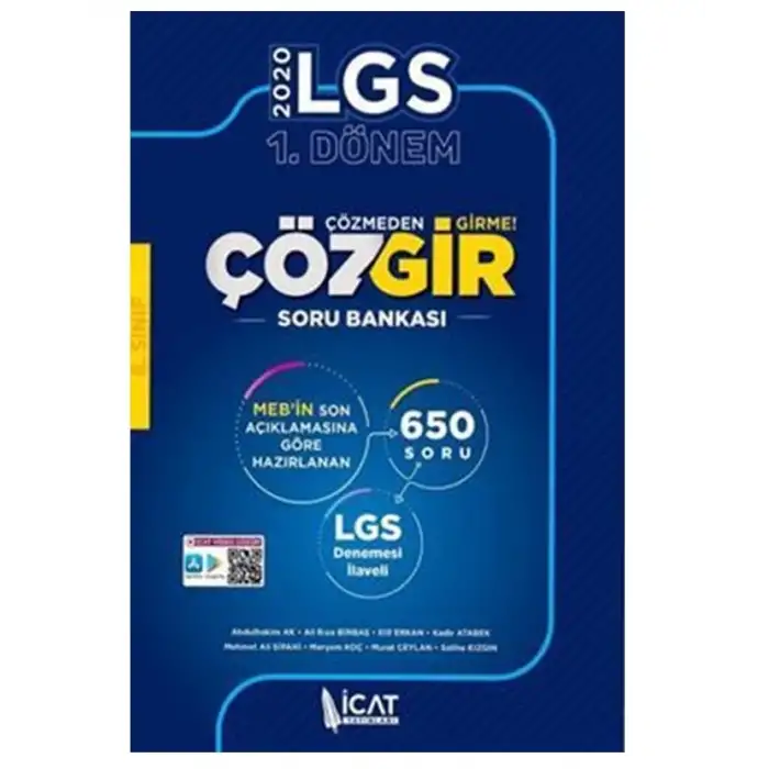 Tandem Lgs Çözgir 1.Dönem Genel Tekrar Soru Bankası