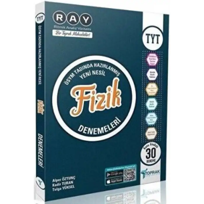Toprak TYT Fizik RAY Konu Analizli 30 Deneme 2024-25