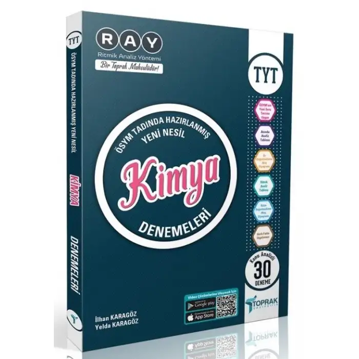 Toprak Tyt Kimya 30 Deneme 2024-25
