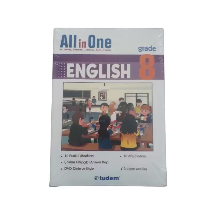 Tudem 8.Sınıf All İn One Students İngilizce Set